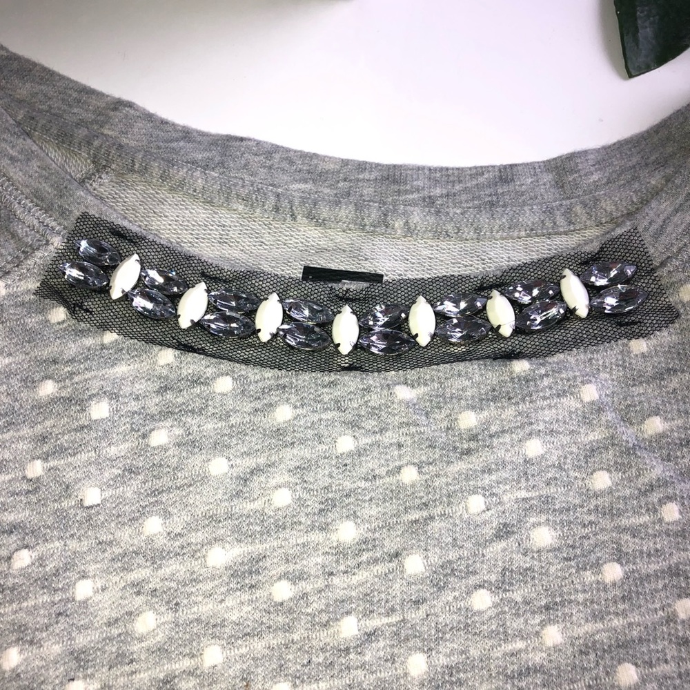 SOLD Adorned Sweatshirt size Medium - Picture 2 of 6